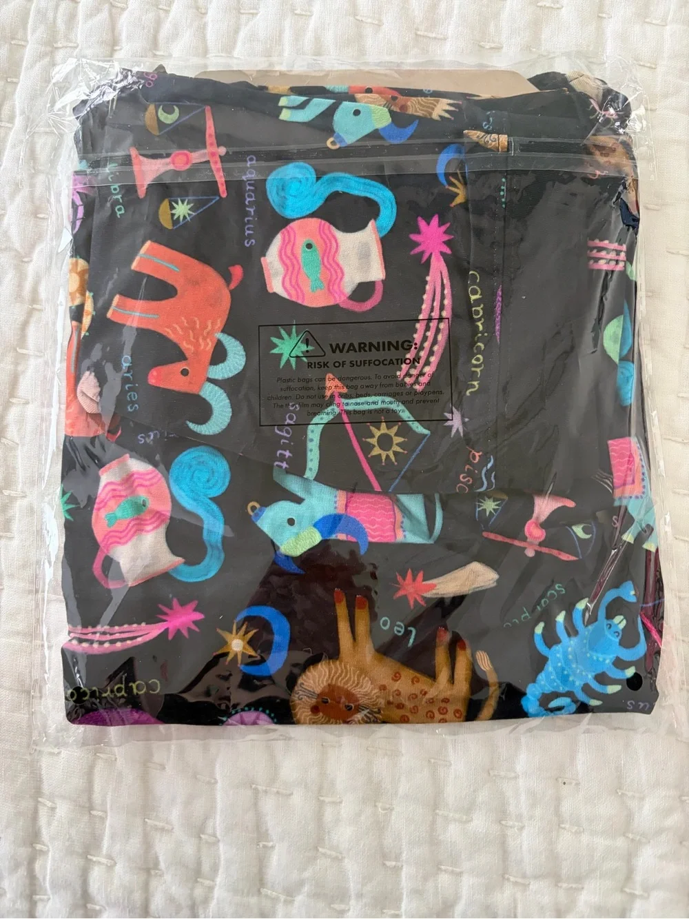 NIB Little Sleepies Bamboo Star Signs Zodiac Long Sleeve & Pants Pajama Set 5/6